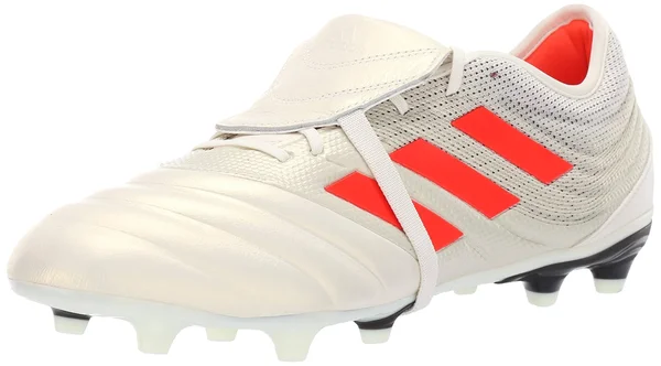 Adidas Men's Copa Gloro 19.2 FG Firm Ground Soccer Cleats (Off White/Solar Red) - 6.5