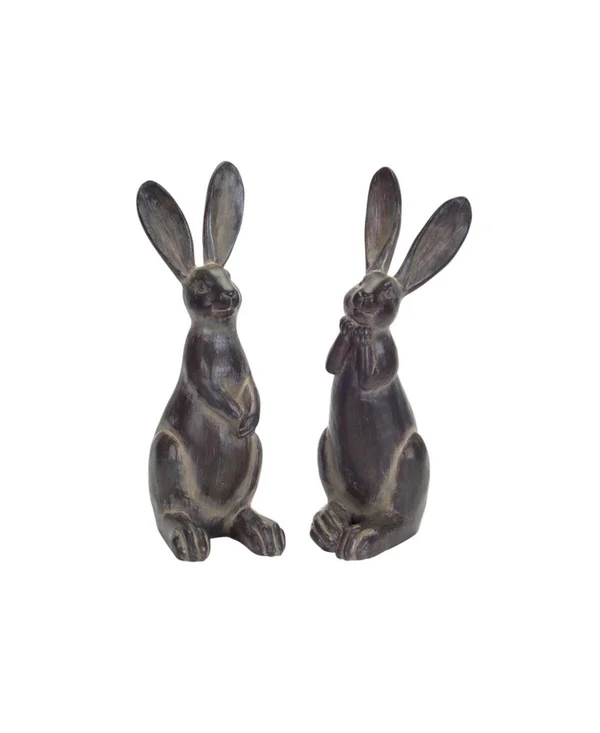 Rabbit (Set of 2) 11.5x22H Resin