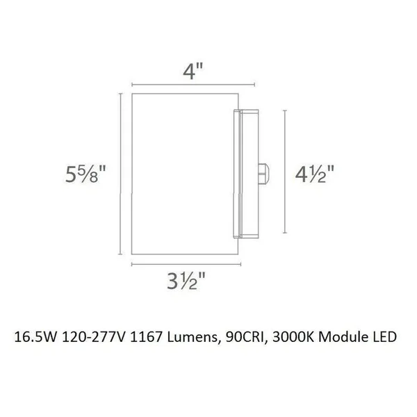 Modern Forms WS-W9102-27-WT Vessel LED Outdoor Up and Down Wall Light 2700K in White