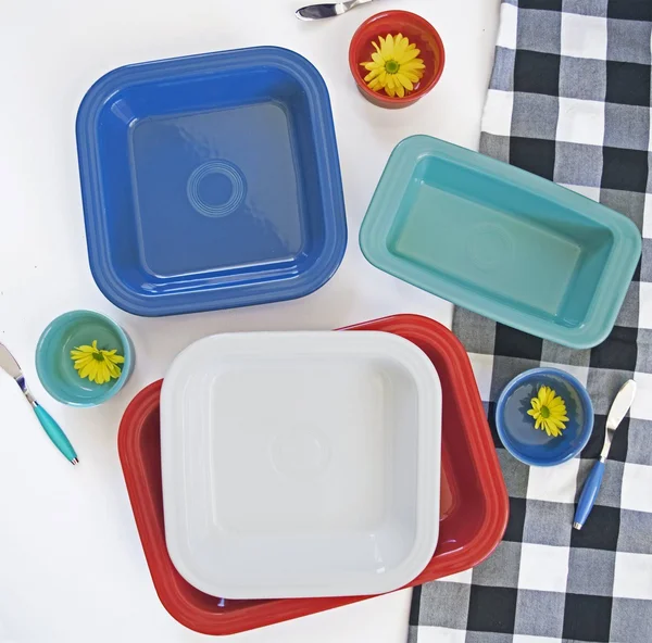 Fiesta Scarlet Square Baker - 9 in.