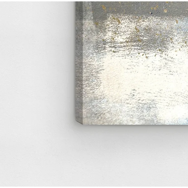 Oliver Gal &In The Mid Summer& Abstract Gallery Wrapped Canvas Art - Blue, Gold, 30 x 36