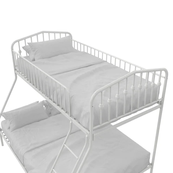 Novogratz Bushwick Metal Bunk Bed - Twin/Full - White