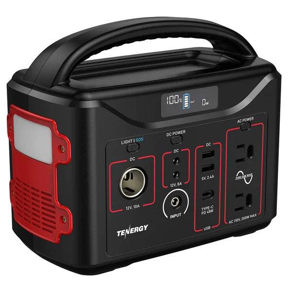 Tenergy T320 Portable Power Station 300Wh Backup Lithium Battery