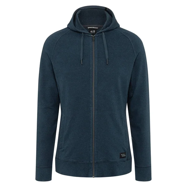 Black Diamond Basis Full Zip Hoody - Men's Eclipse Heather, M