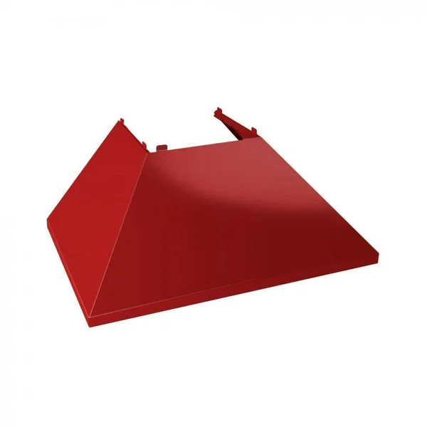 36x22 Colored Range Hood Shell in Red Gloss, Shell Only, 8654-SH-RG-36