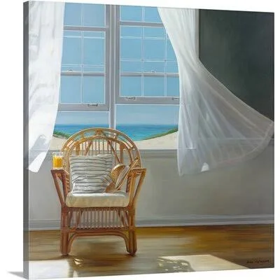 &Tea Time& Karen Hollingsworth Print Great Big Canvas Format: Canvas, Size: 48x22 H x 48x22 W x 1.5x22 D