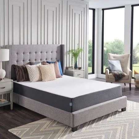 Sealy 10 inch Medium Firm Hybrid Bed in A Box Mattress, California King, White