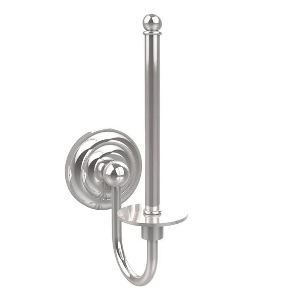 Allied Brass Que New Collection Upright Toilet Tissue Holder - Polished Chrome QN-24U
