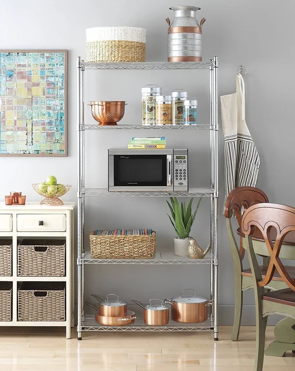 Whitmor 5-Tier Chrome Supreme Shelving