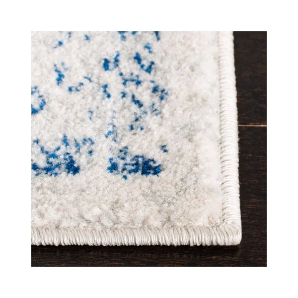 Safavieh Evoke Rug Collection EVK256N - Ivory - Navy - 9& x 12&