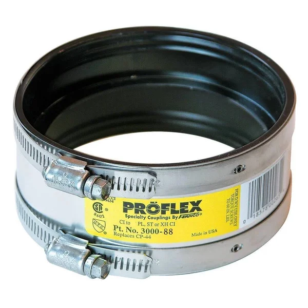 Fernco 3000-88 Shielded Coupling - Pipe Size 8x22