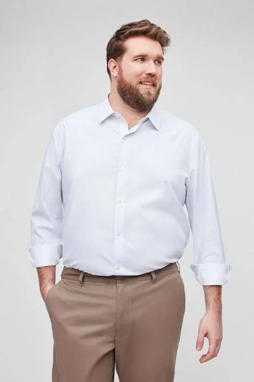 Bonobos Tech Button Down Shirt Extended Sizes - White - Casual Shirts