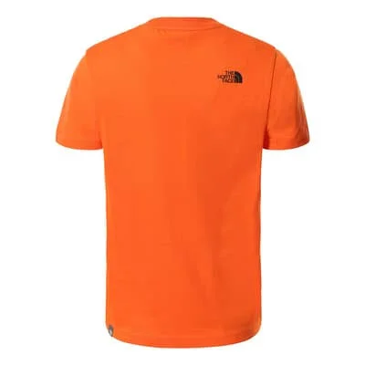 The North Face Easy Short-Sleeved T-Shirt Orange Kids - XL
