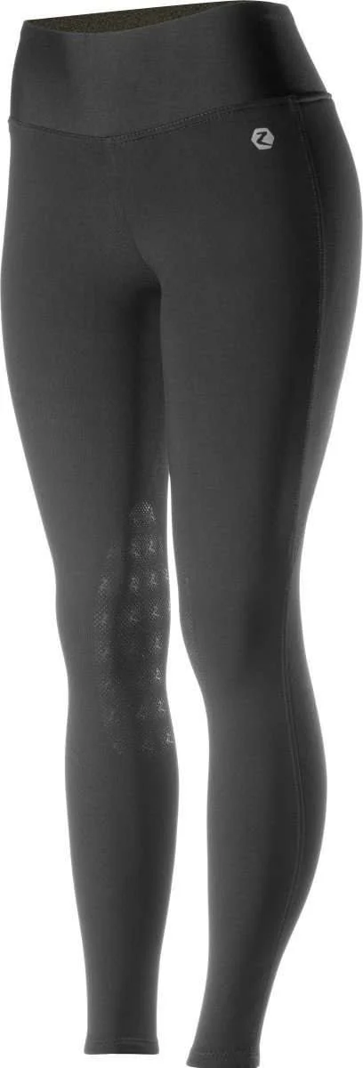 Horze Juliet Hyper Flex Tights- Ladies, Knee Patch