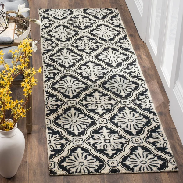 Safavieh DuraRug EZC122C 2&6x22 x 10&0x22 Runner Black Area Rug