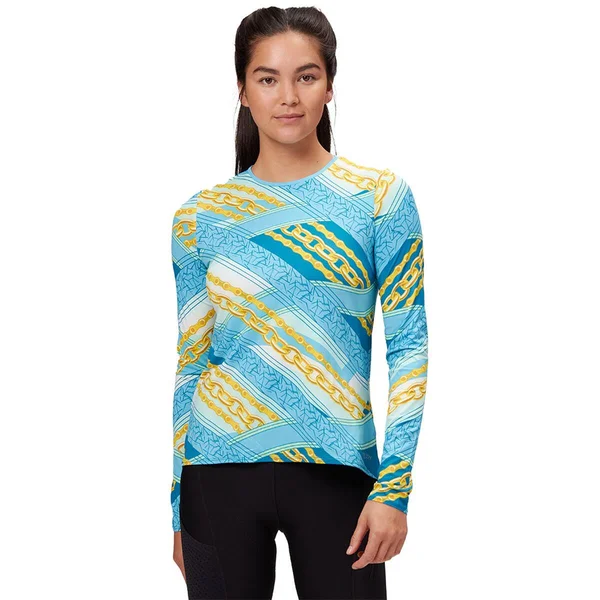 Terry Bicycles Soleil Flow Long-Sleeve Jersey - Women's Chains/Blue - L