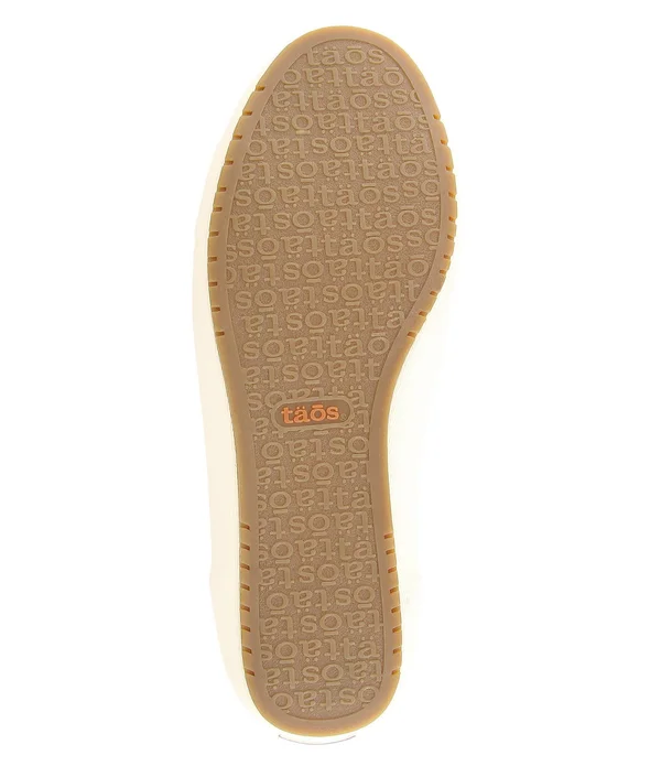 Taos Footwear Star Burst White/Tan, Women's, Size: 7.5