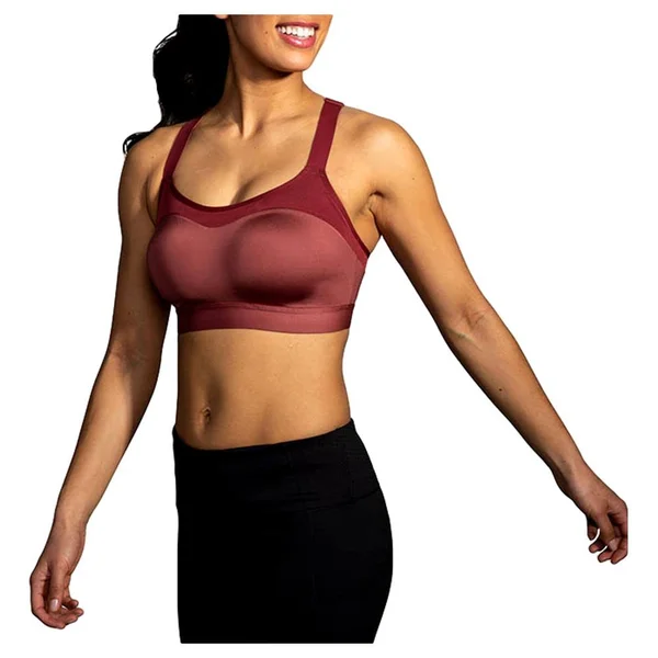 Brooks Dare Racerback Run Bra Terracotta/Deep Terracotta