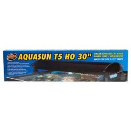 Zoo Med AquaSun T5-ho Double Light Linear Fluorescent Hood 30-Inch