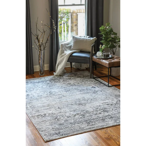 Westfield Home Sonoma Anavrin Area Rug - Grey - 7&10x22 Round