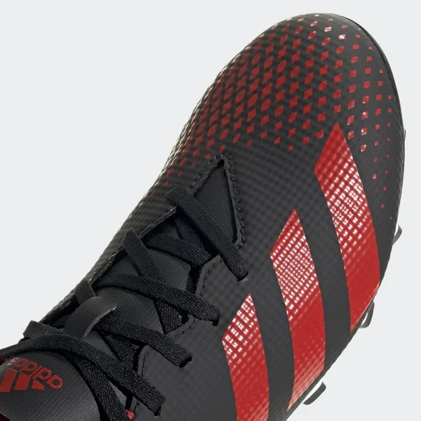Adidas Predator 20.4 FxG Soccer Cleats, Men's, Black/Red
