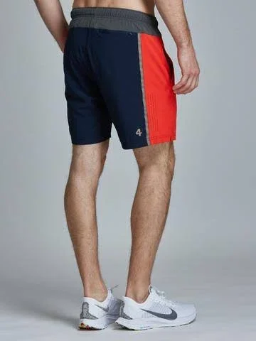 Men's Bolt Short 7x22 in Burgundy/ Charcoal - Size S - Gym, Workout, Performance Shorts