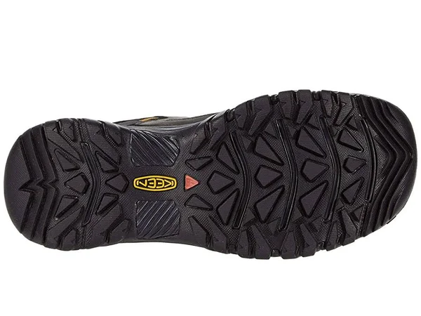 Keen Men's Targhee III Casual Shoe - 7.5 - Black Olive - Harvest Gold