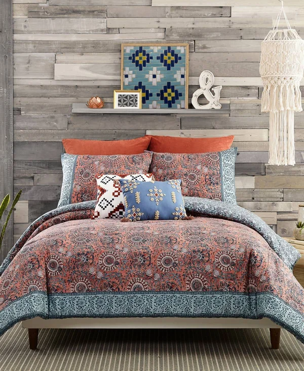 Jessica Simpson Antara Comforter Set - Clay - Twin, 68" x 96"