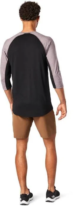 Smartwool Merino Sport 150 3/4-Sleeve Jersey - Men's Black - S