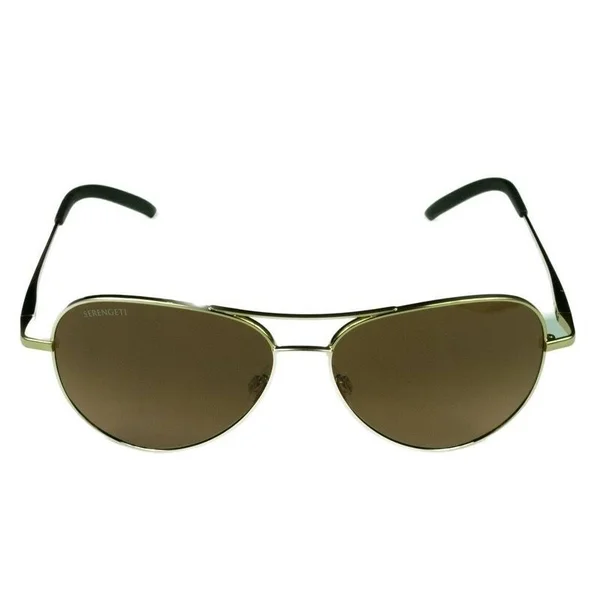 Serengeti Carrara Sunglasses Small Shiny Bold Gold - Drivers