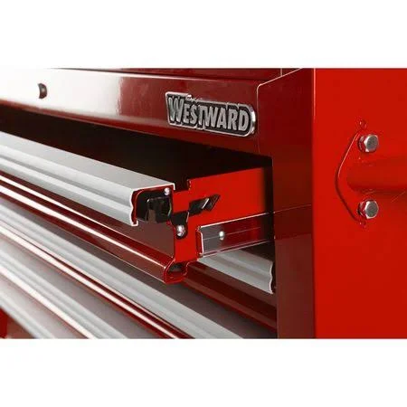 Westward 26-5/16x22 Intermediate Chest, 3 Drawers, Red, 32H848