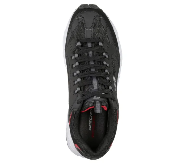 Skechers Mens Stamina Cutback Black Red Size 7.5 - Men's