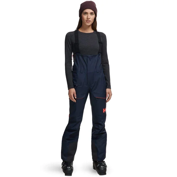 Helly Hansen Kvitegga Bib Shell Pant - Women's Navy, M