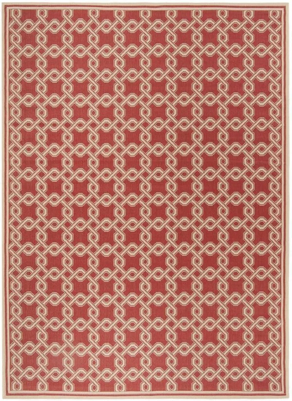 Safavieh Martha Stewart MSR4253-28 2&7x22 x 8&2x22 Red, Creme Area Rug