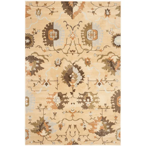 Safavieh Florenteen FLR129-1225 2& x 8& Ivory - Brown Rug