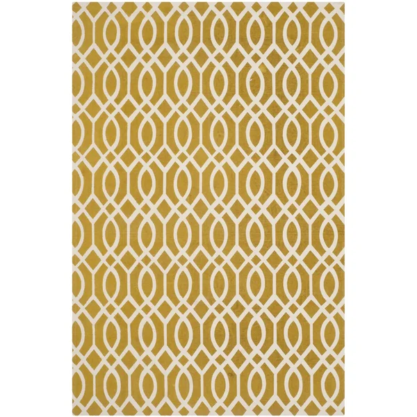 Safavieh Cedar Brook Citron - Ivory Rug; 6& x 9&