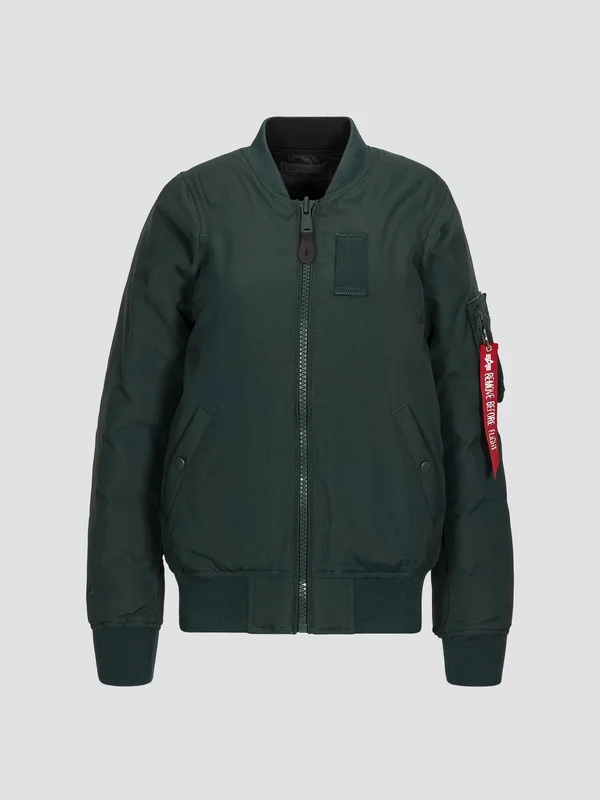 MA-1 Down Flight Jacket W - Patrol Green, S, Alpha Industries