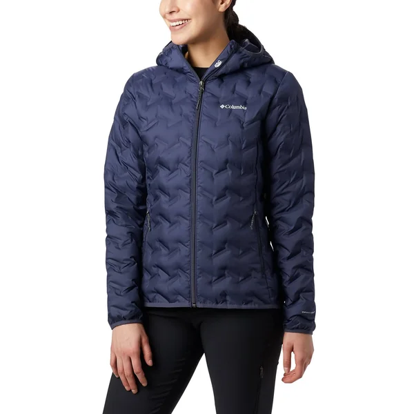 Columbia Delta Ridge Down Hooded Jacket Women's M - Nocturnal