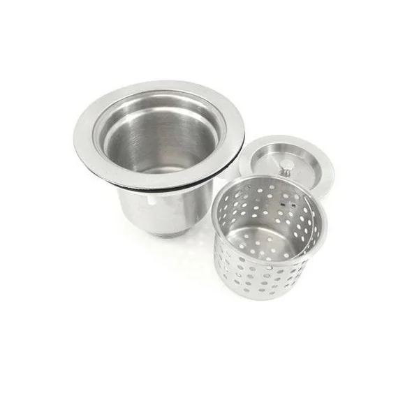 Contempo Living ALTD-5050-D 33 in. Top Mount Drop in 50 by 50 Double Bowl Kitchen Sink - Stainless Steel 18 Gauge