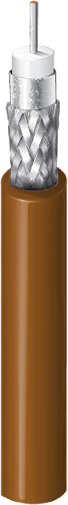 Belden 1505A 0011000 RG-59 1000 ft U Type Coaxial Cable Black, Reel
