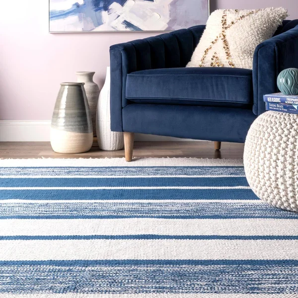 nuLOOM Darla Hand Woven Area Rug - 6& x 9&, Blue