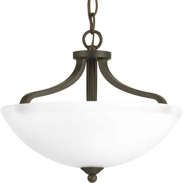 Progress Lighting P350057-009 Laird Brushed Nickel Semi-Flush Convertible