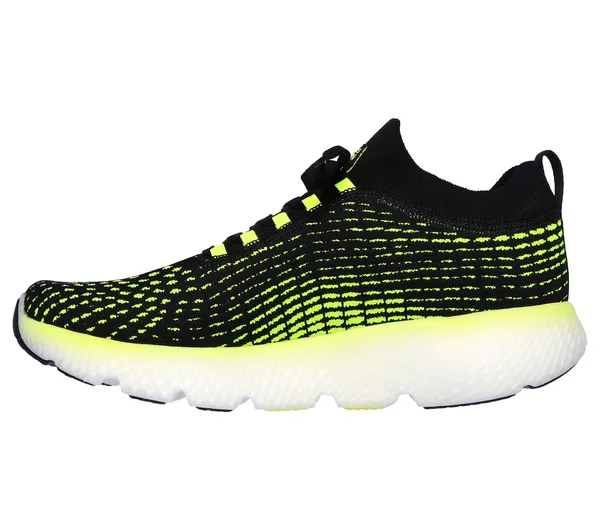 Skechers Men's Max Road 4, Black/Lime, 12