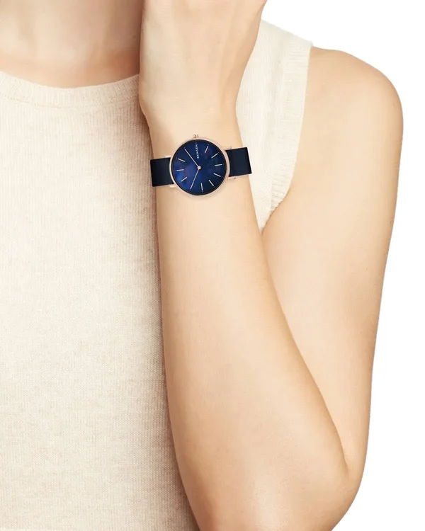 Skagen Women's SKW2731 Signatur Blue Leather Watch - Blue