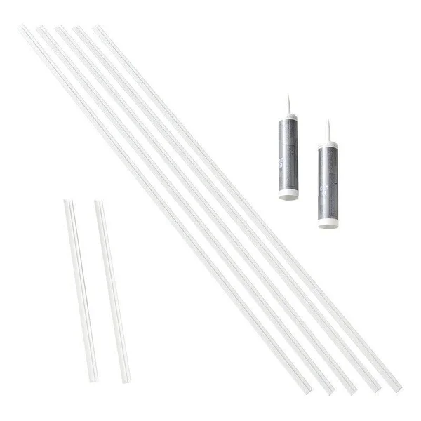 Fasade Traditional 6 Matte White Backsplash Panel 15 Sq ft Kit