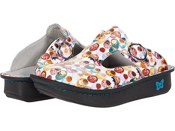 Alegria Classic Women's Clog Shoes Fresh Baked White : 36 (US Women's 6-6.5) Wide