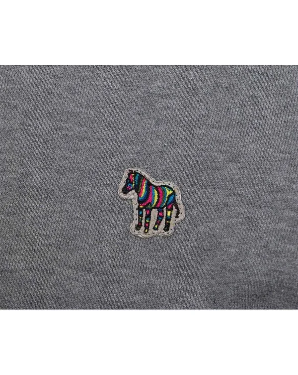 PS by Paul Smith Crew Neck Zebra Sweatshirt Colour: Grey, Size: XXL