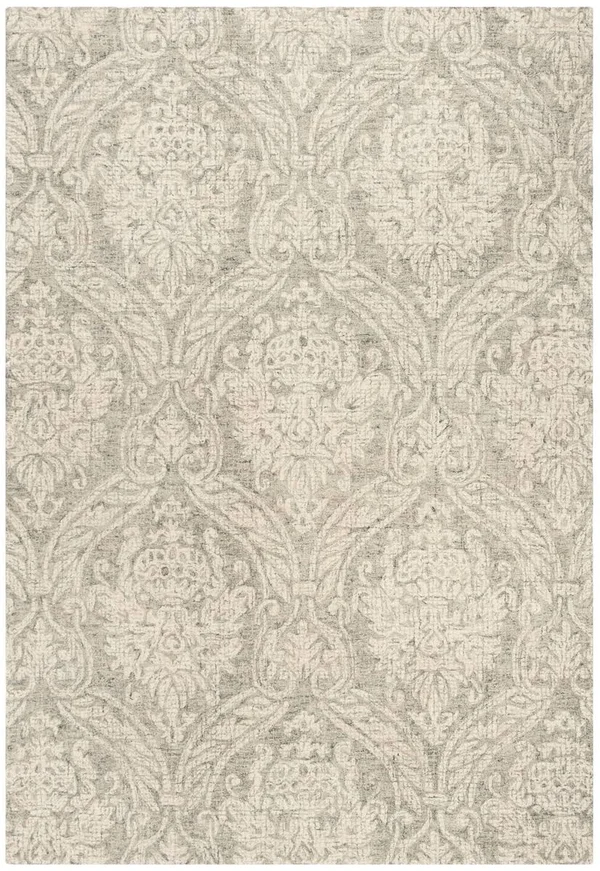 Safavieh 5& x 8& Abstract ABT204A Grey - Ivory Rug
