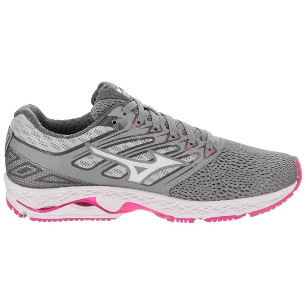 Mizuno Women's Wave Shadow Running Shoe Griffin White