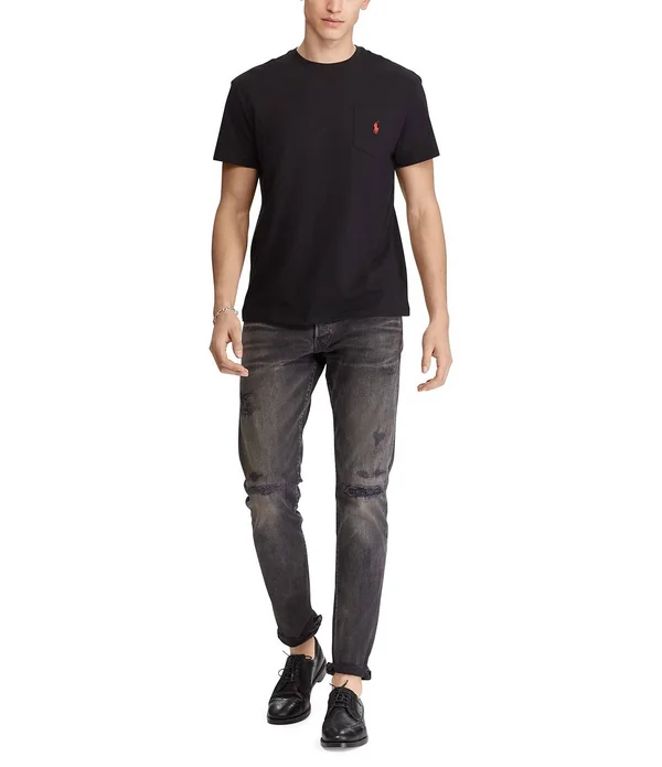 Polo Ralph Lauren Big Tall Classic-Fit Jersey Pocket Crewneck Tee - LT